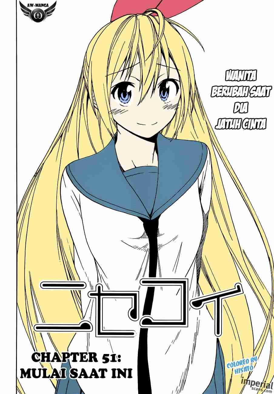 Nisekoi Chapter 51 Gambar 3