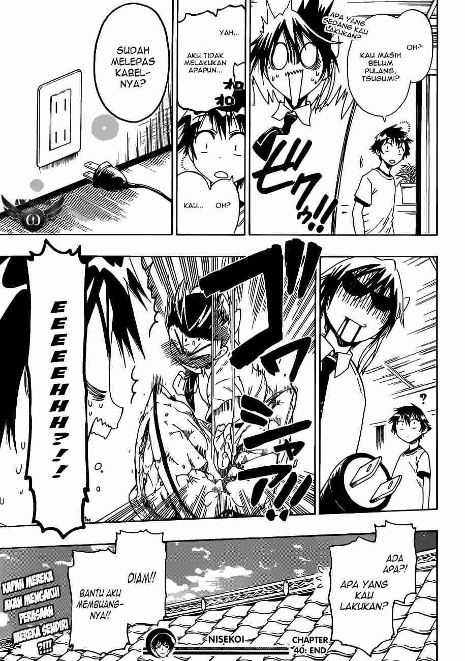 Nisekoi Chapter 40 Gambar 21