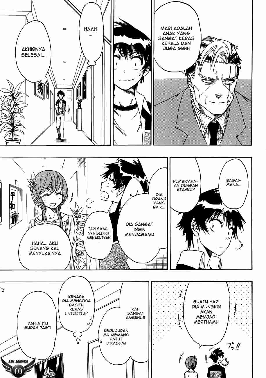 Nisekoi Chapter 37 Gambar 17