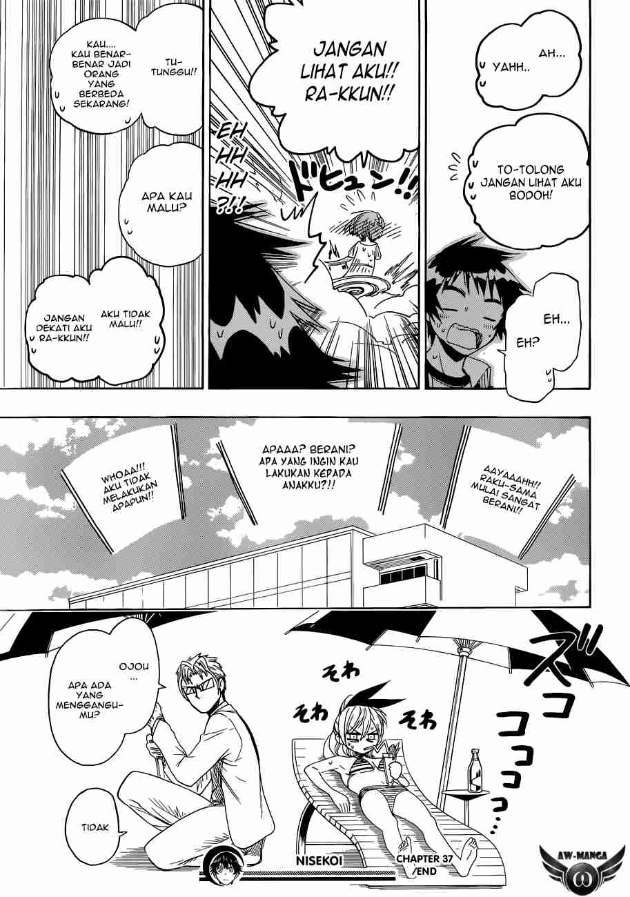 Nisekoi Chapter 37 Gambar 21