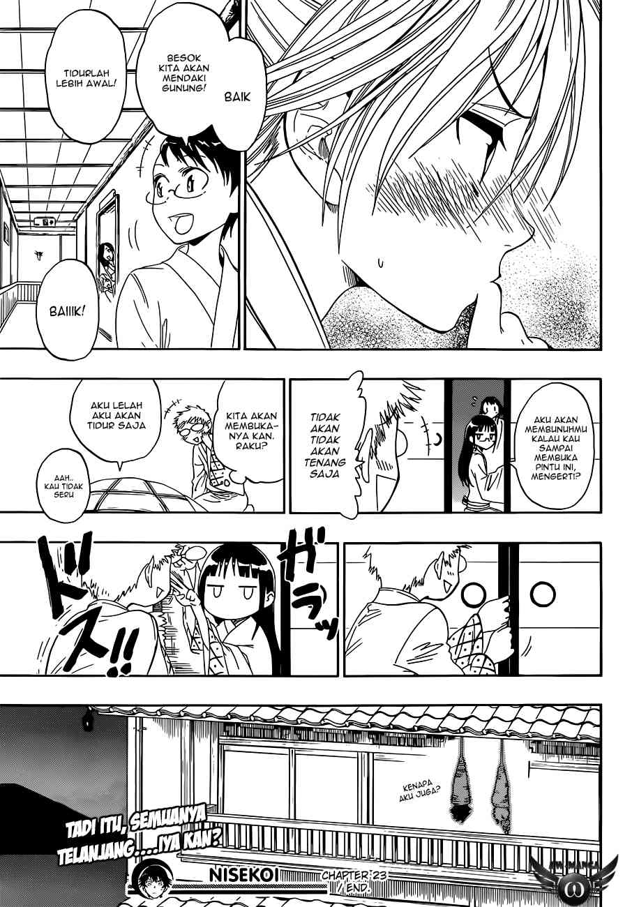 Nisekoi Chapter 23 Gambar 22