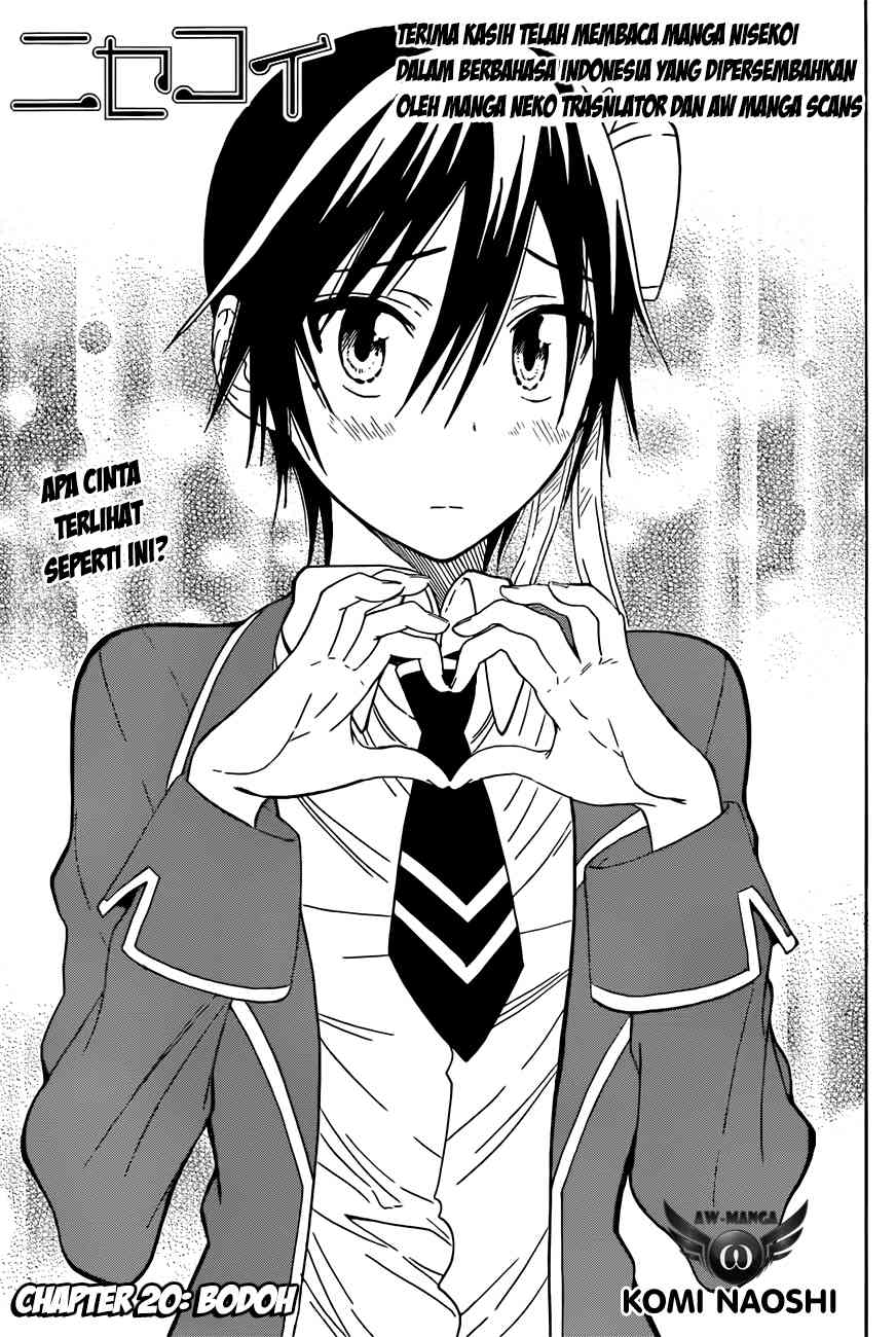 Baca Manga Nisekoi Chapter 20 Gambar 2