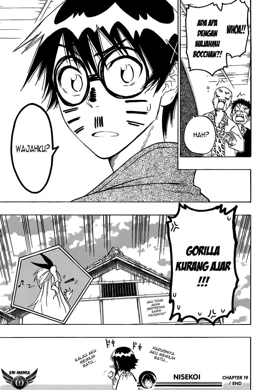 Nisekoi Chapter 19 Gambar 23