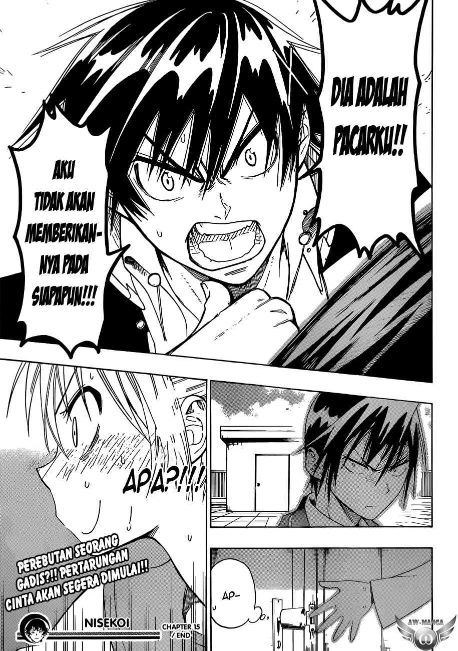 Nisekoi Chapter 15 Gambar 21