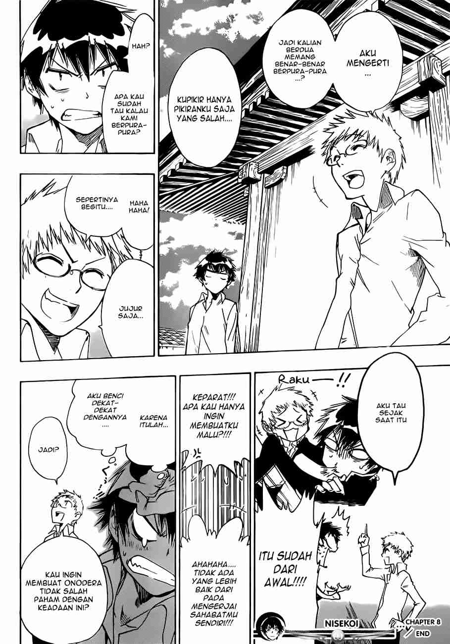 Nisekoi Chapter 8 Gambar 23