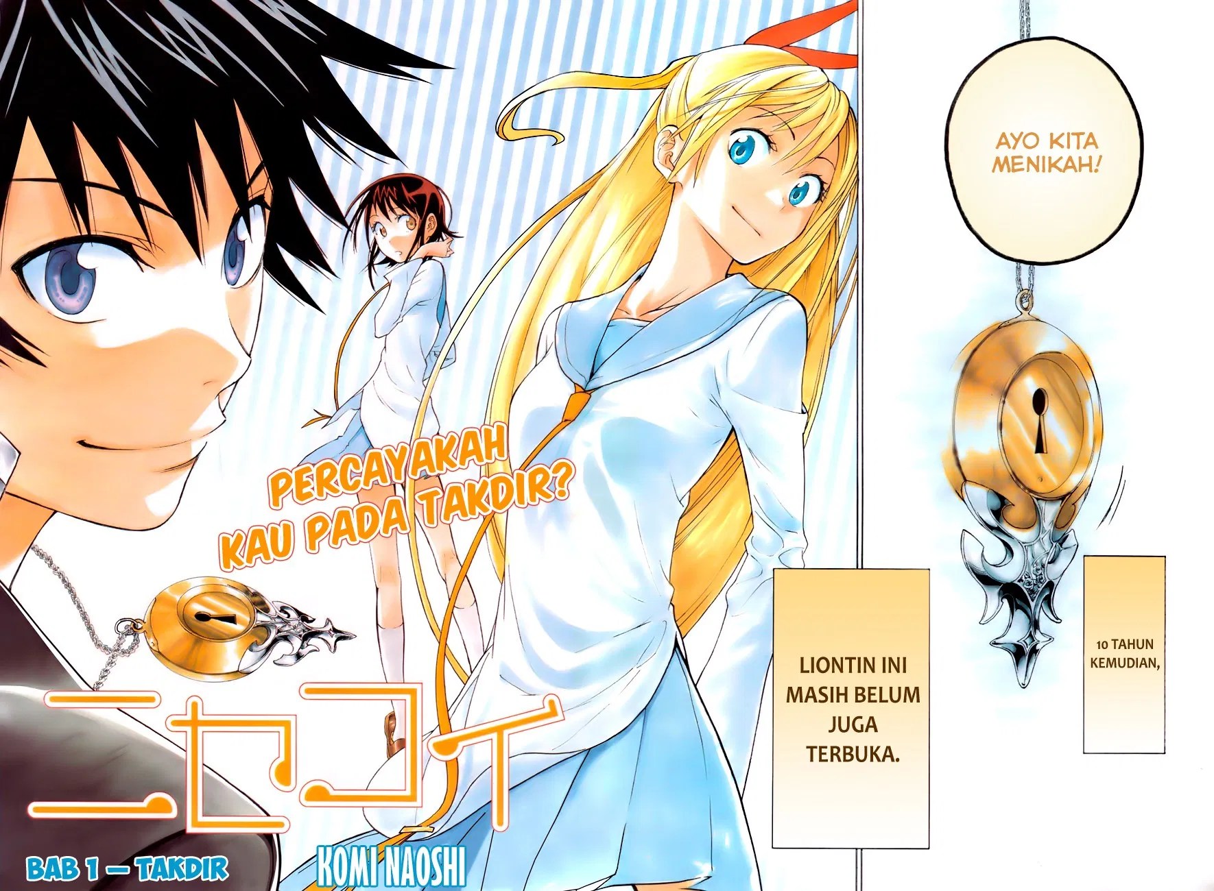Baca Manga Nisekoi Chapter 1 Gambar 2