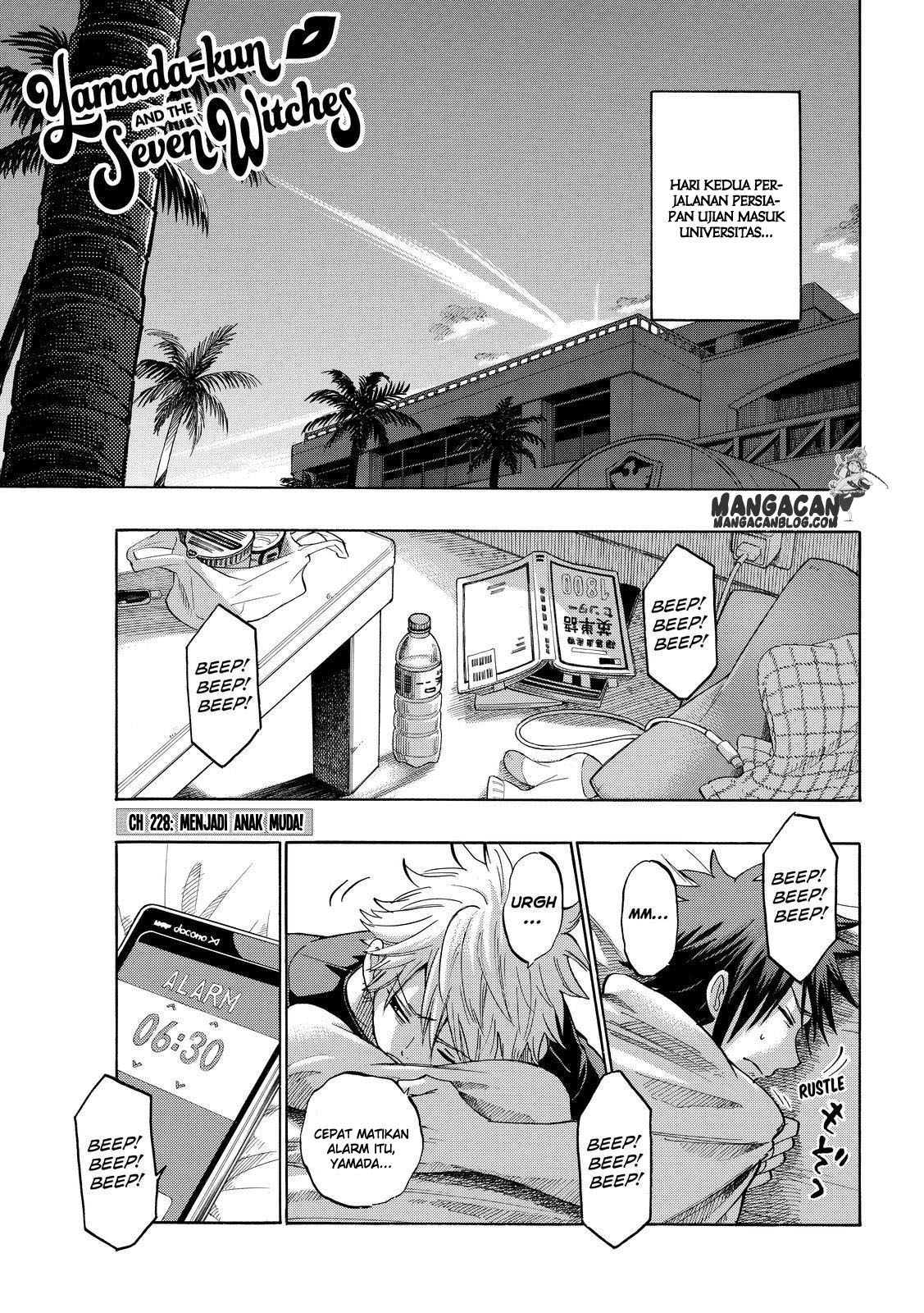 Baca Komik Yamada-kun to 7-nin no Majo Chapter 228 Gambar 1