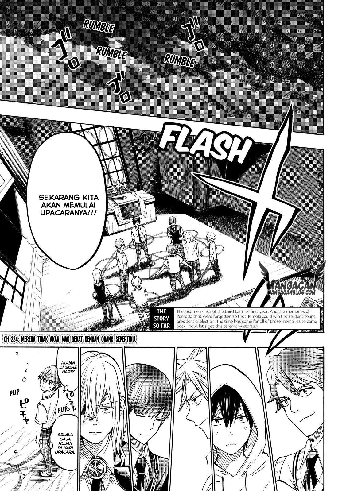 Baca Manga Yamada-kun to 7-nin no Majo Chapter 224 Gambar 2