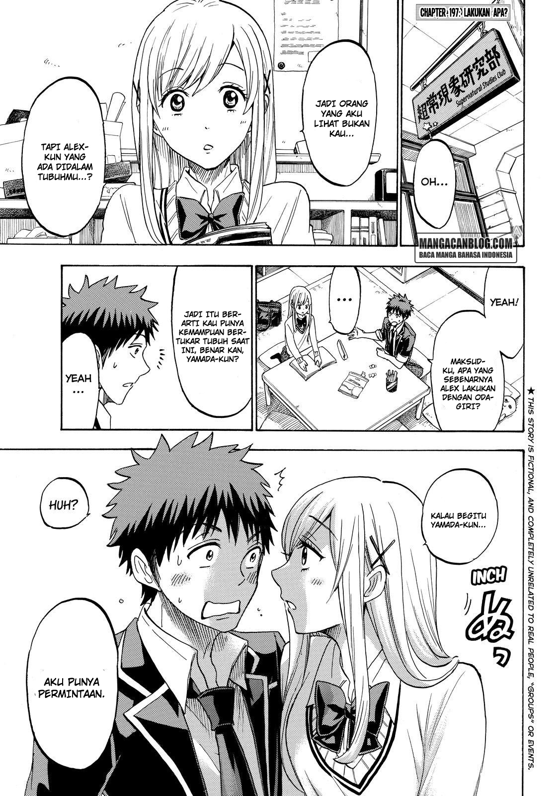 Baca Komik Yamada-kun to 7-nin no Majo Chapter 197 Gambar 1