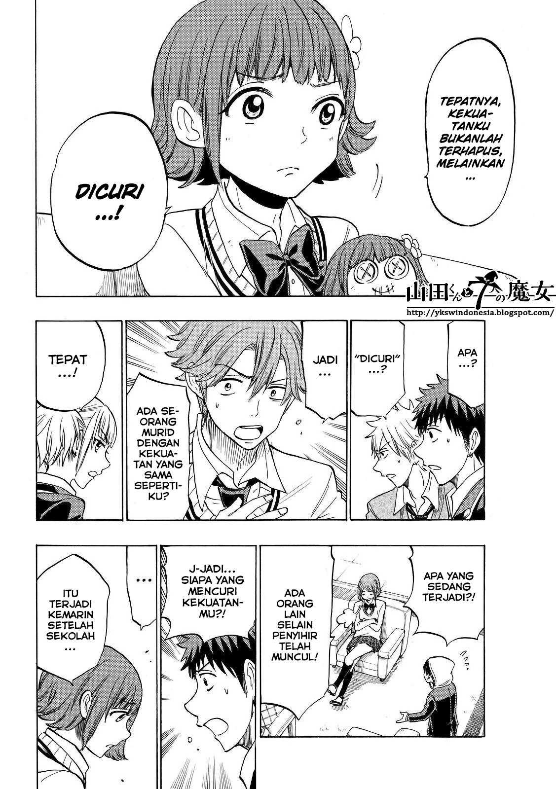 Yamada-kun to 7-nin no Majo Chapter 134 Gambar 15