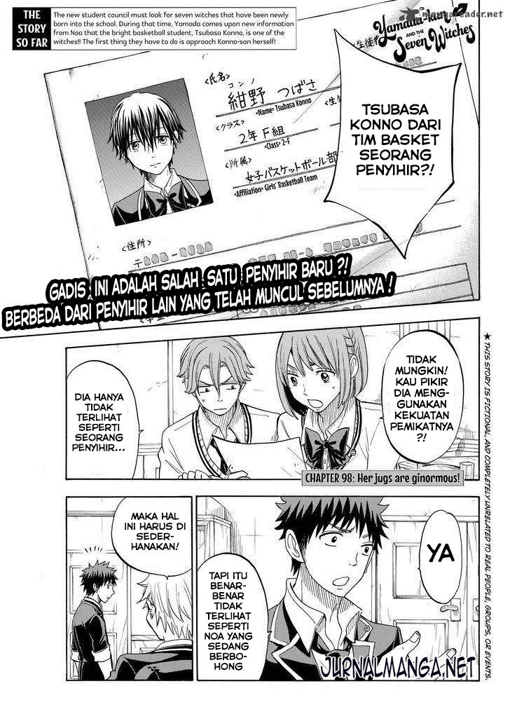 Baca Manga Yamada-kun to 7-nin no Majo Chapter 98 Gambar 2