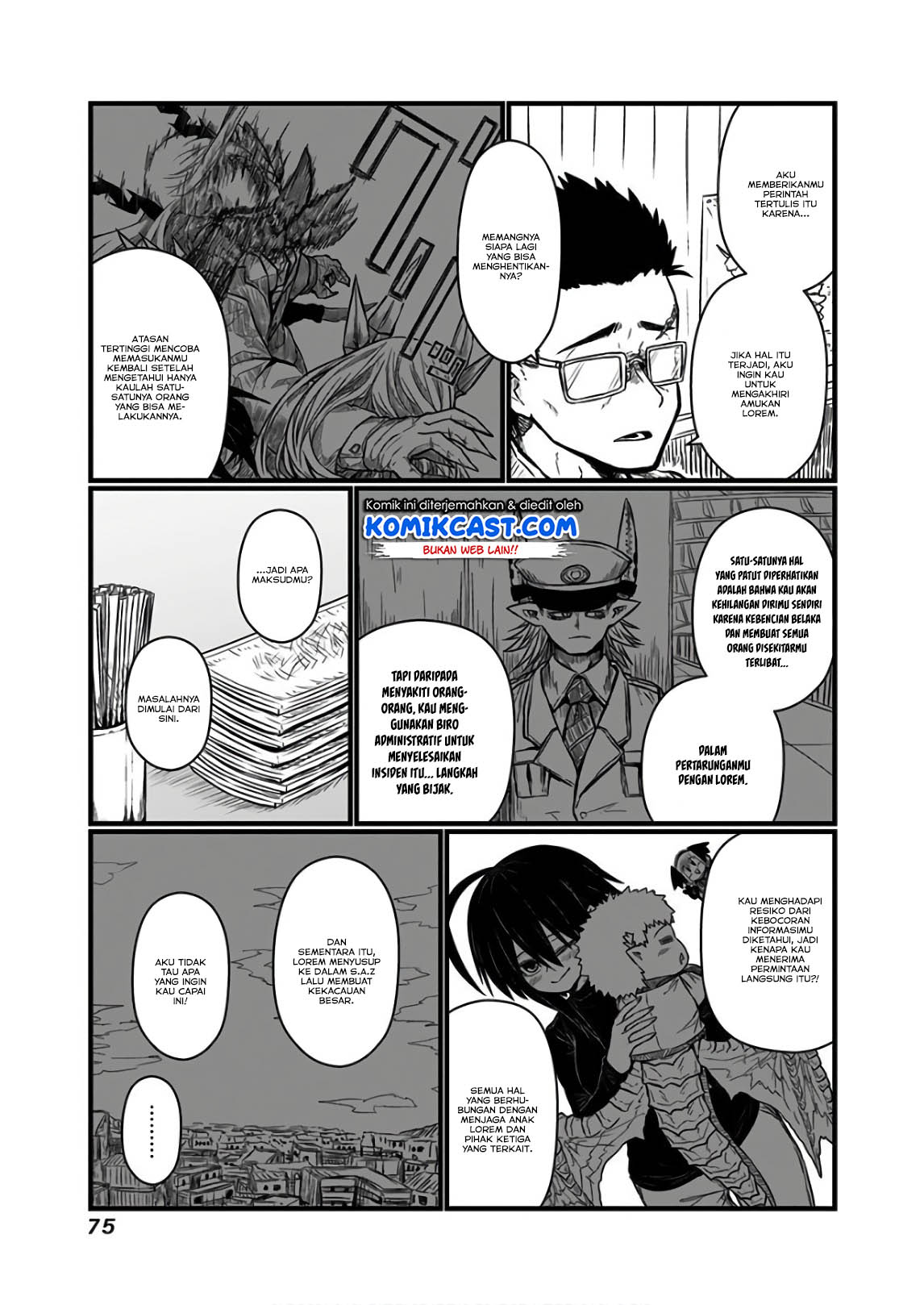 Musuko ga Kawaikute Shikataganai Mazoku no Hahaoya Chapter 109 Gambar 7