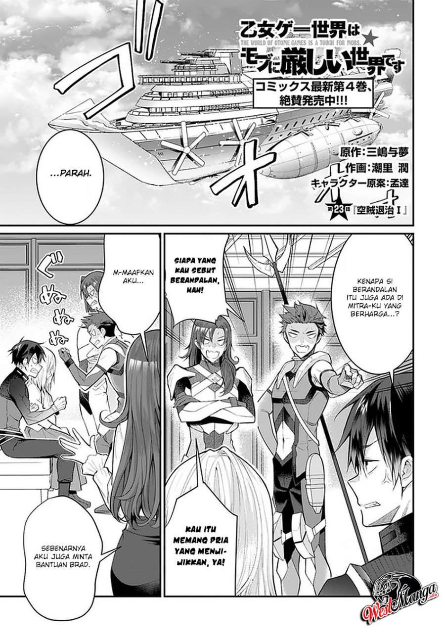 Baca Manga Otome Game Sekai wa Mob ni Kibishii Sekai Desu Chapter 23 Gambar 2