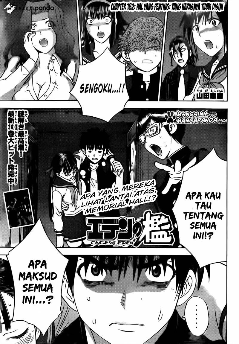 Baca Manga Cage of Eden Chapter 182 Gambar 2