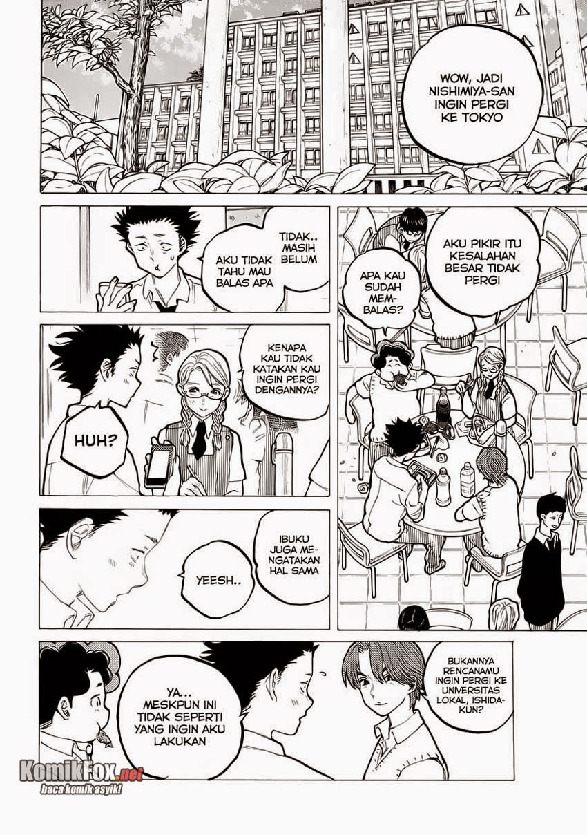 Koe no Katachi Chapter 60 Gambar 4