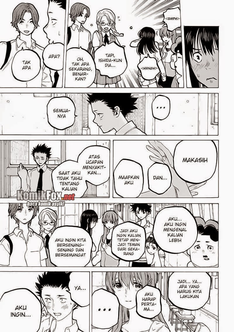 Koe no Katachi Chapter 57 Gambar 13
