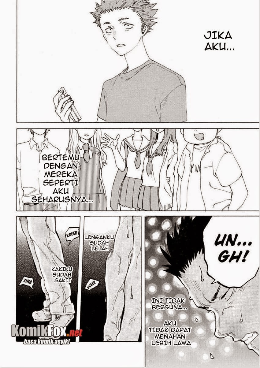 Koe no Katachi Chapter 43 Gambar 14