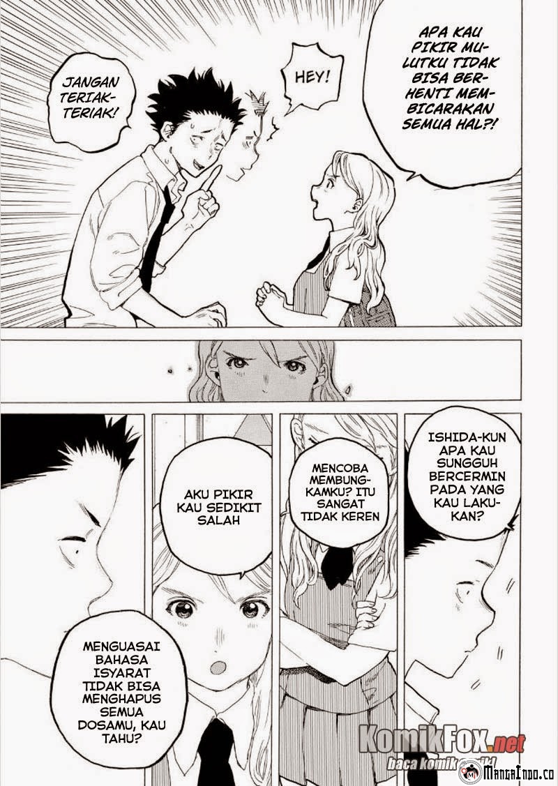 Koe no Katachi Chapter 38 Gambar 4