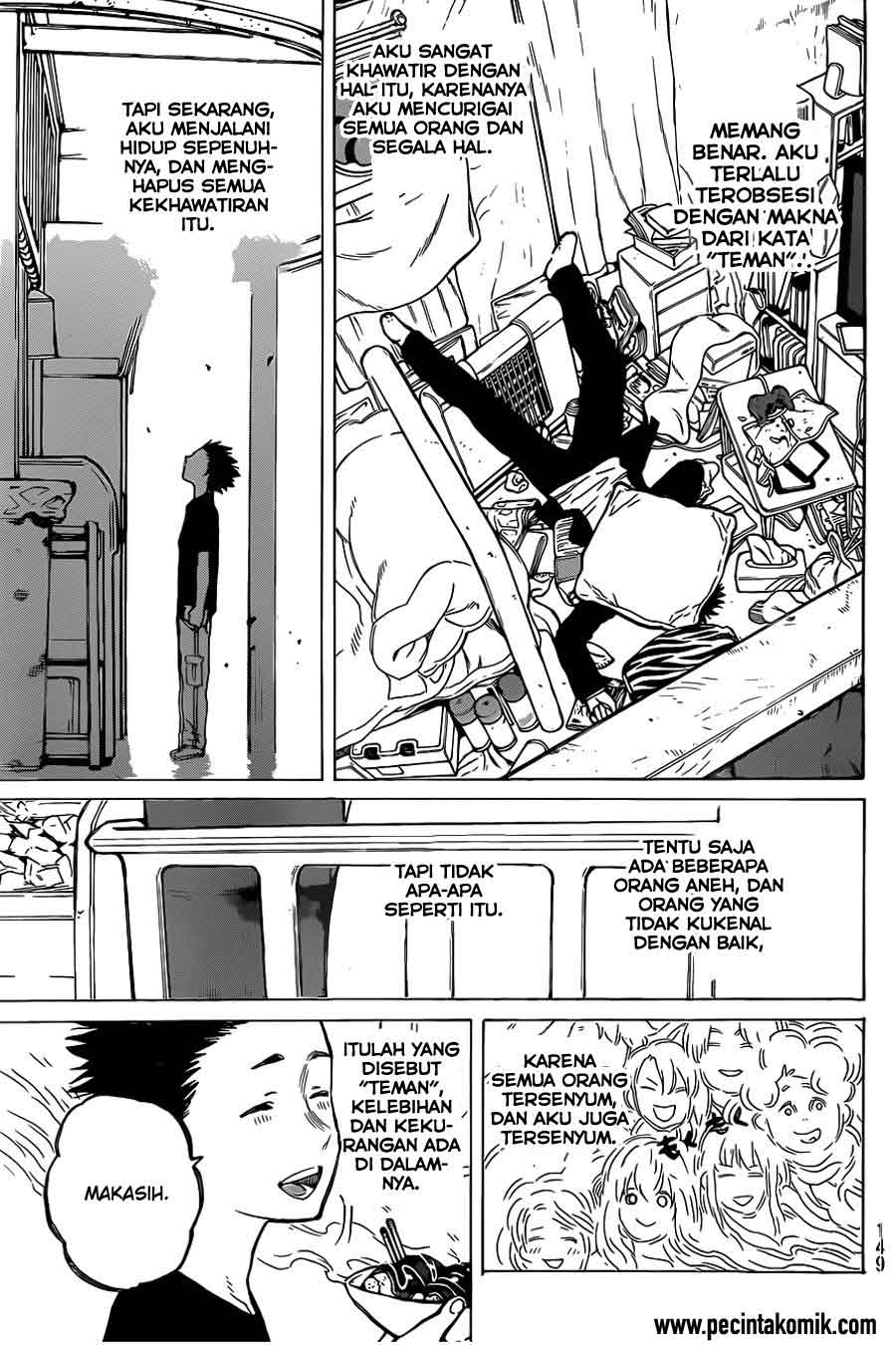 Koe no Katachi Chapter 25 Gambar 19