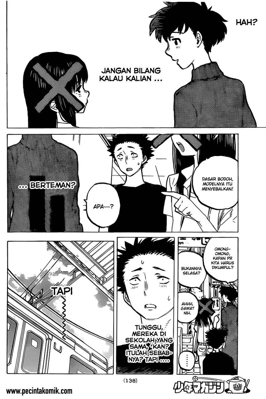 Koe no Katachi Chapter 25 Gambar 9