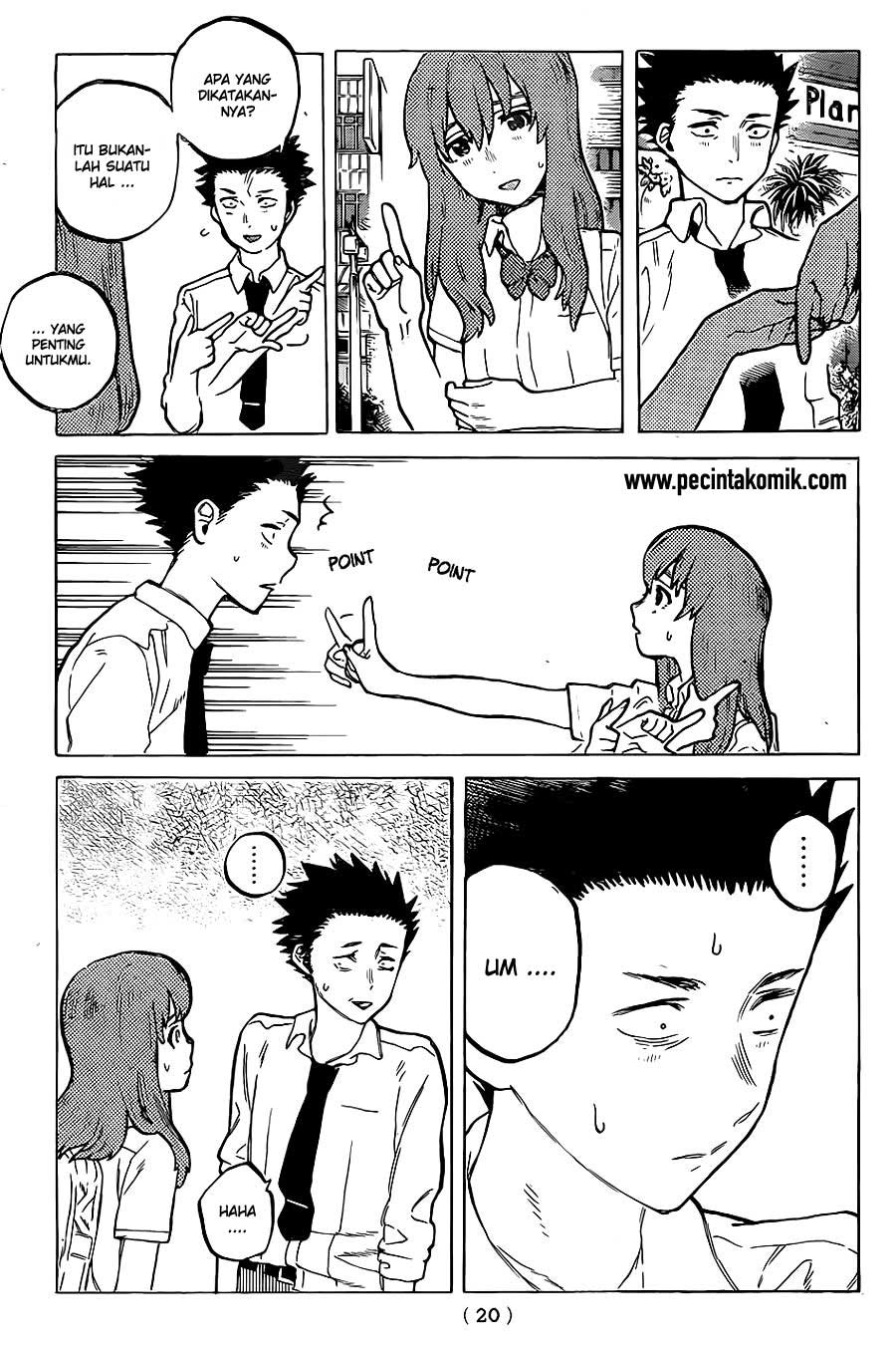 Koe no Katachi Chapter 21 Gambar 12