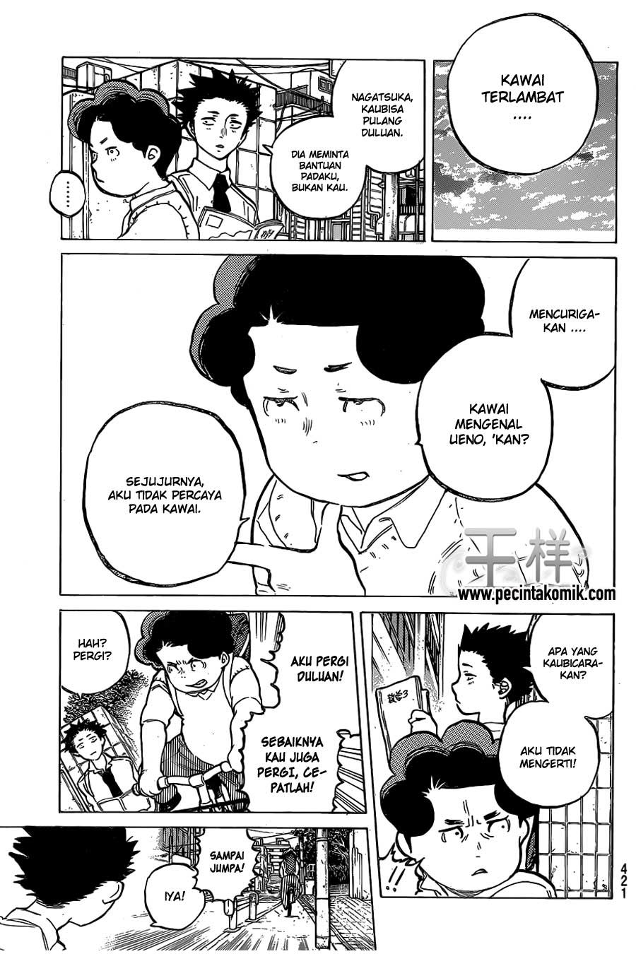 Koe no Katachi Chapter 20 Gambar 14