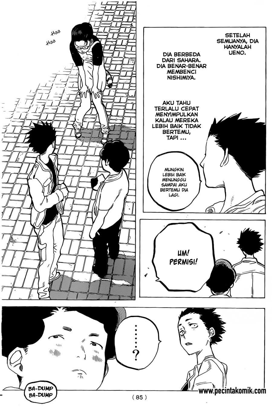 Koe no Katachi Chapter 19 Gambar 18