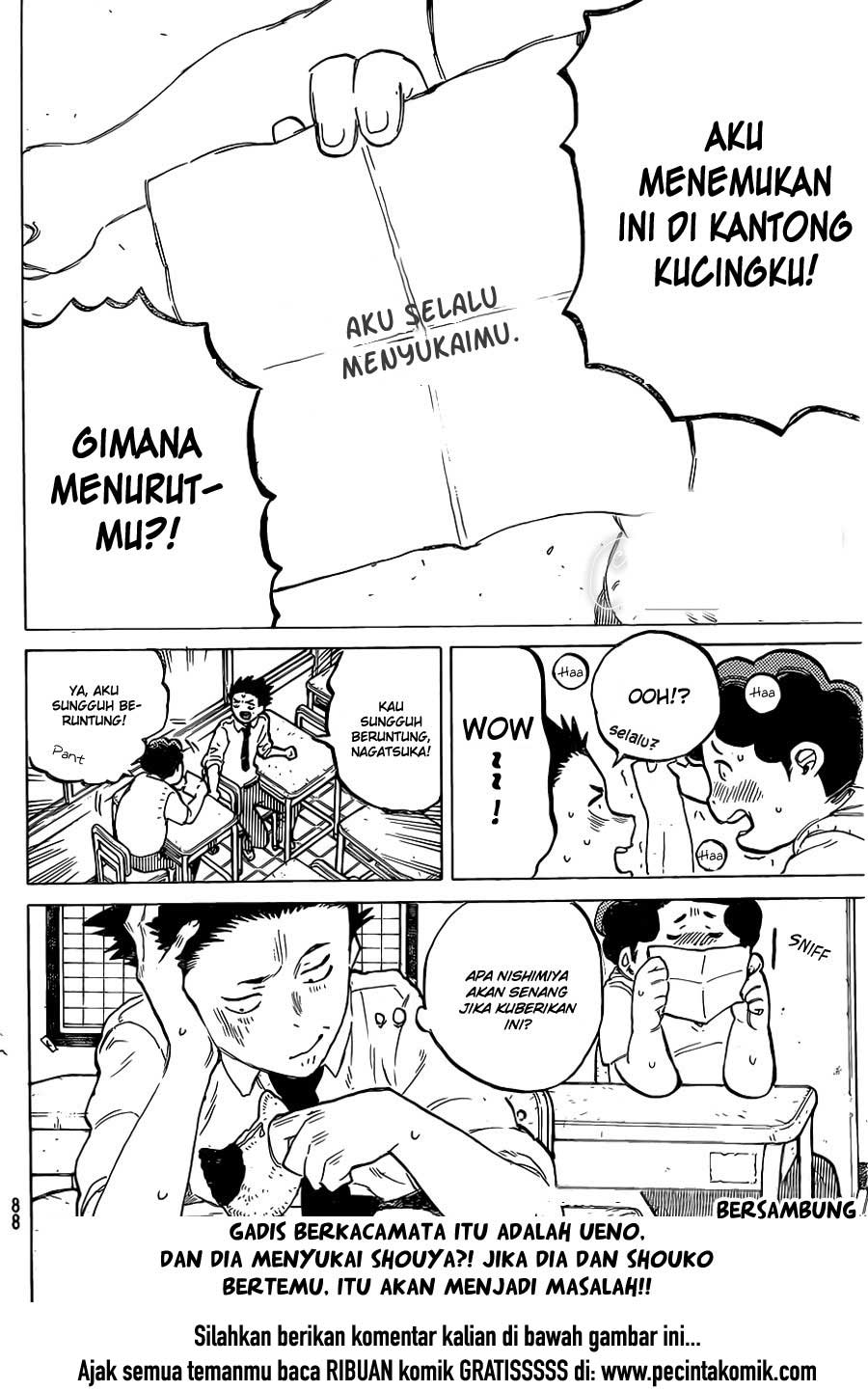 Koe no Katachi Chapter 19 Gambar 21