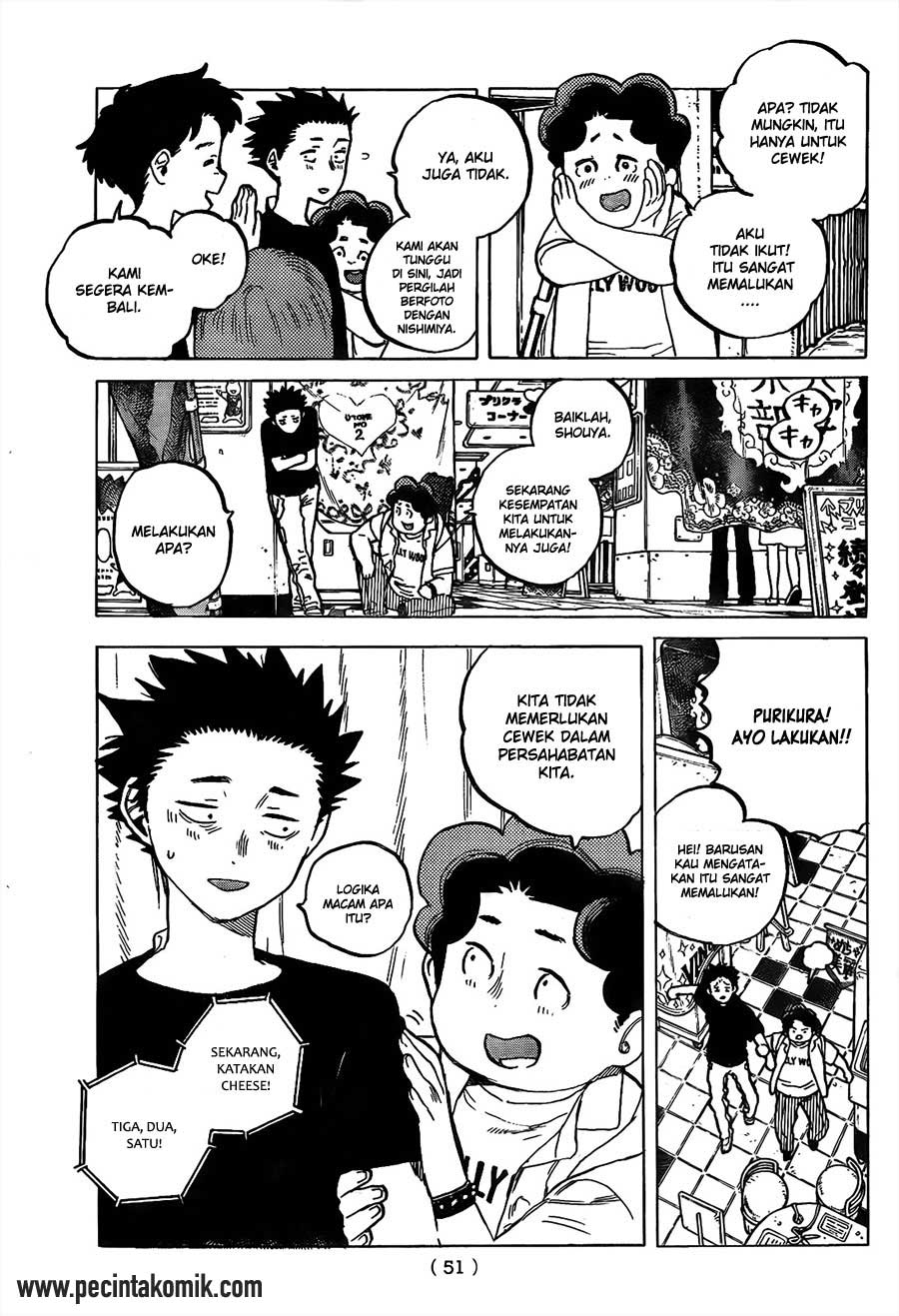 Koe no Katachi Chapter 17 Gambar 16