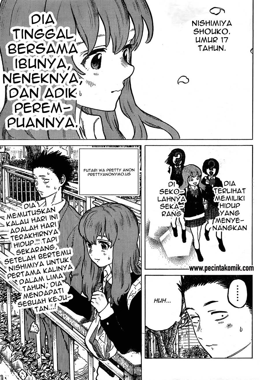 Koe no Katachi Chapter 07 Gambar 3