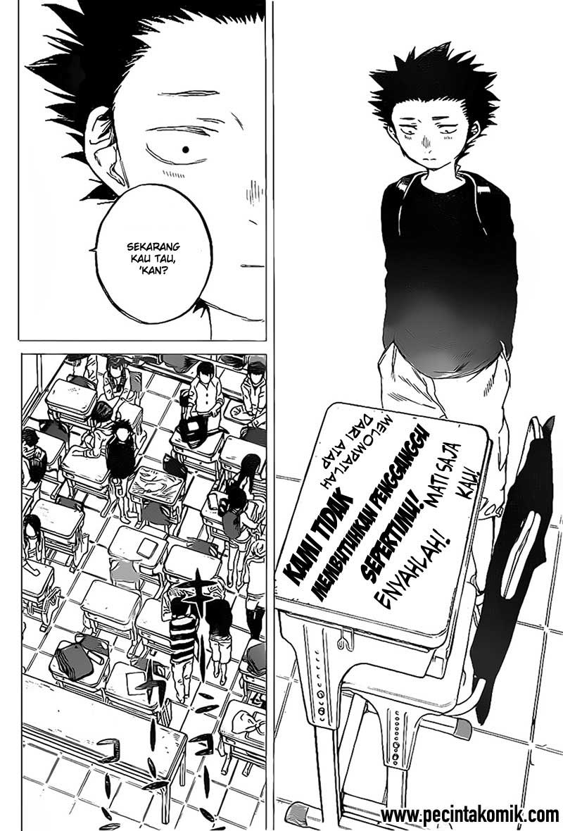 Koe no Katachi Chapter 04 Gambar 22