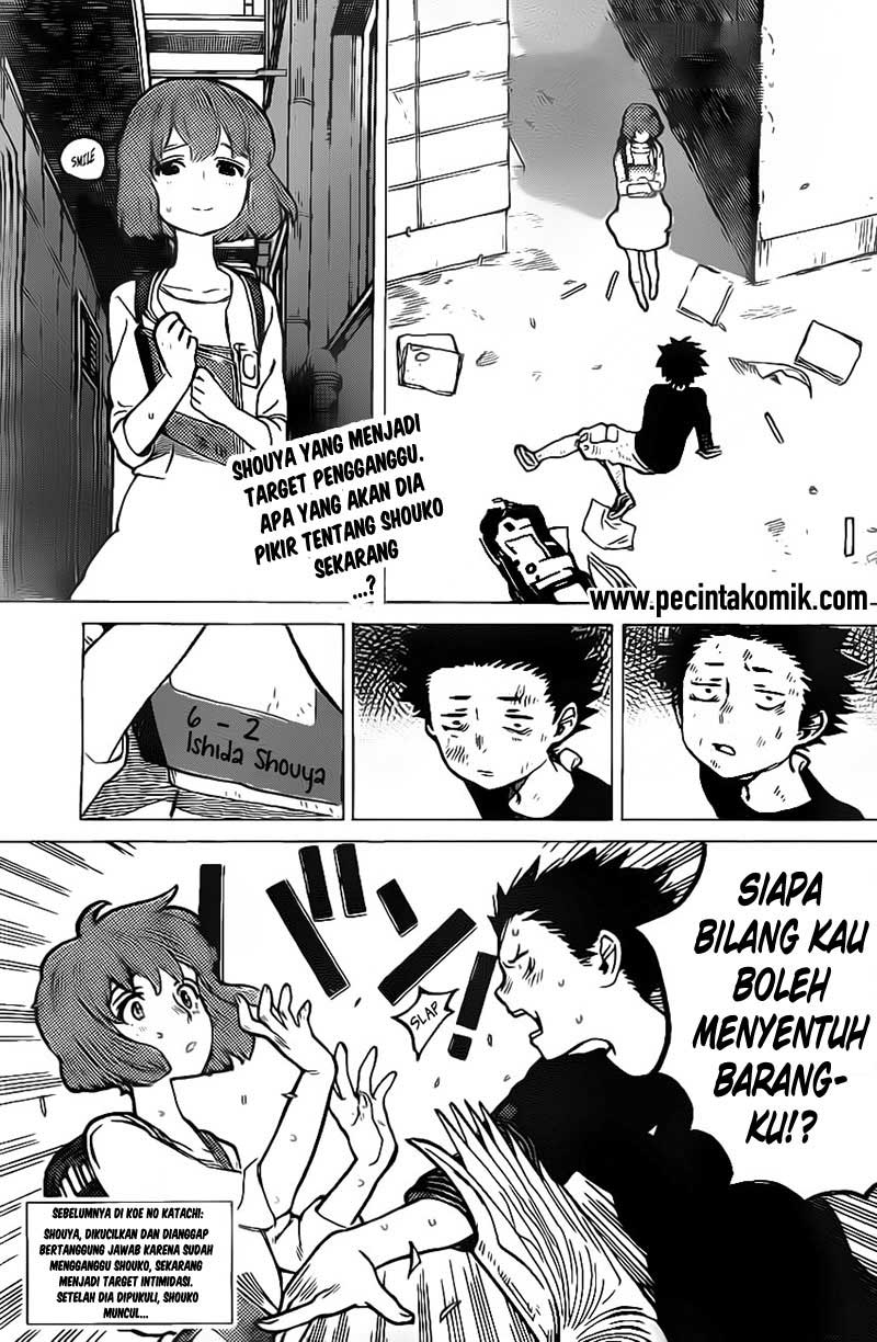 Koe no Katachi Chapter 04 Gambar 3