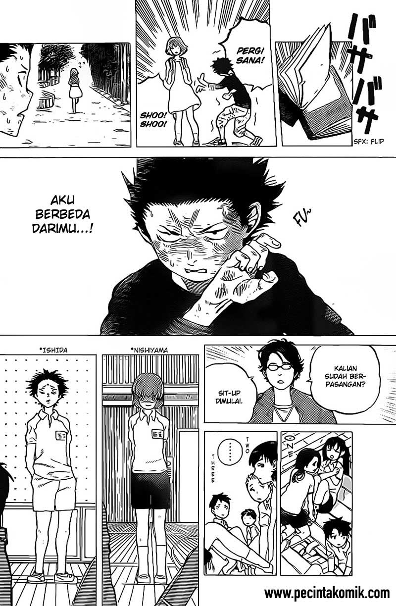 Koe no Katachi Chapter 04 Gambar 4