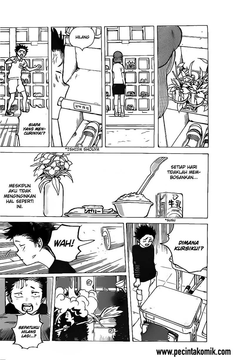 Koe no Katachi Chapter 04 Gambar 6