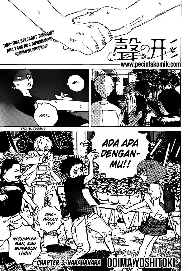 Baca Manga Koe no Katachi Chapter 03 Gambar 2