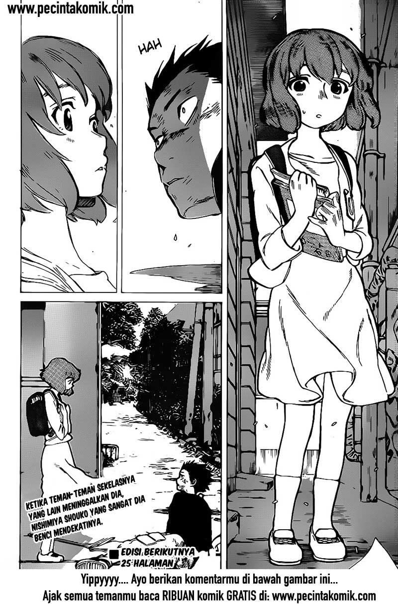 Koe no Katachi Chapter 03 Gambar 35