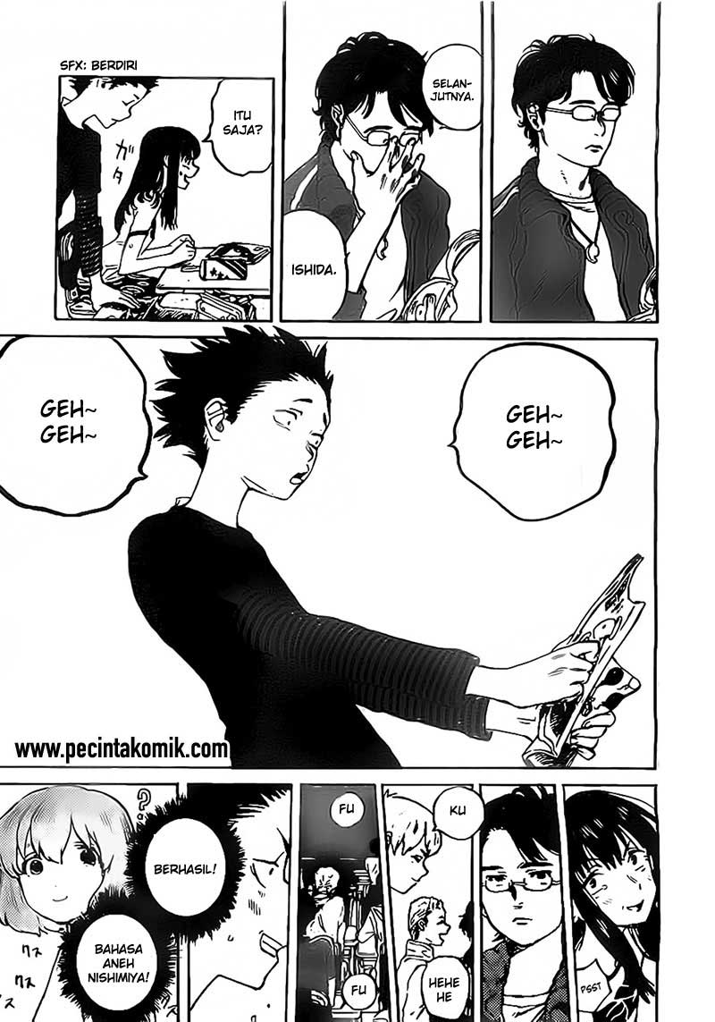 Koe no Katachi Chapter 02 Gambar 13