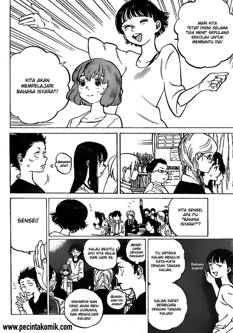 Koe no Katachi Chapter 02 Gambar 22