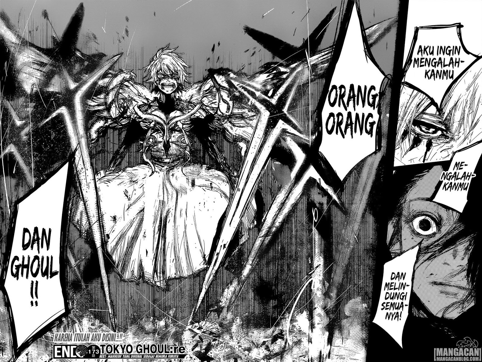 Tokyo Ghoul:re Chapter 173 Gambar 19