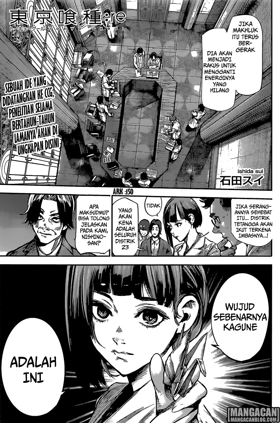Baca Komik Tokyo Ghoul:re Chapter 150 Gambar 1