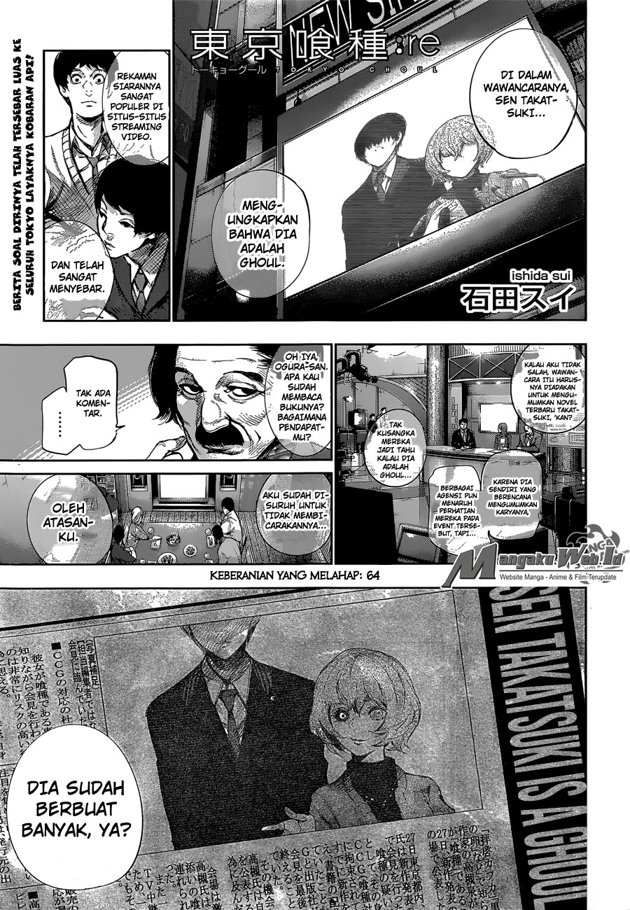 Manga Tokyo Ghoul:re Chapter 64 gambar nomor 2