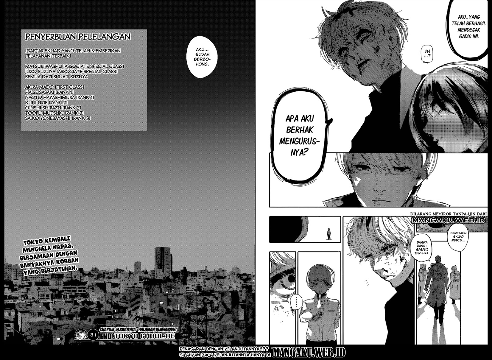 Tokyo Ghoul:re Chapter 31 Gambar 17