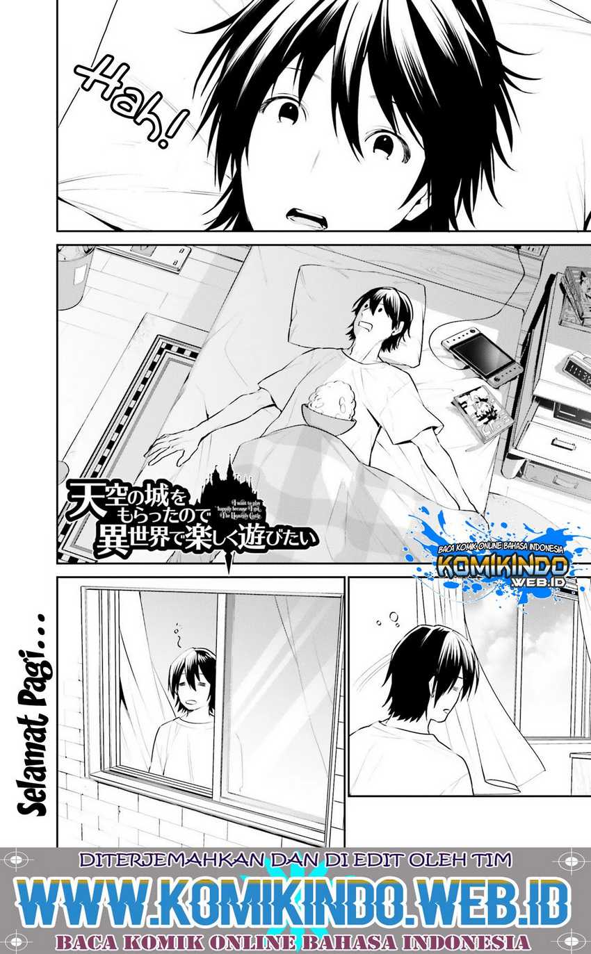 Baca Manga Tenkuu no Shiro o Moratta no de Isekai de Tanoshiku Asobitai Chapter 12 Gambar 2