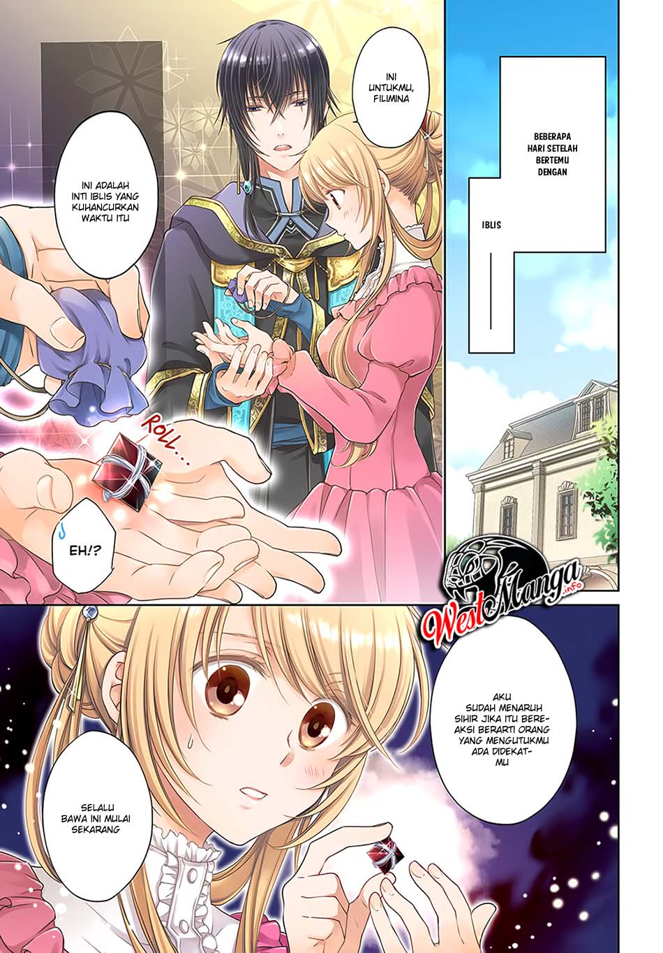 Baca Manga Mahoutsukai no Konyakusha Chapter 19.1 Gambar 2
