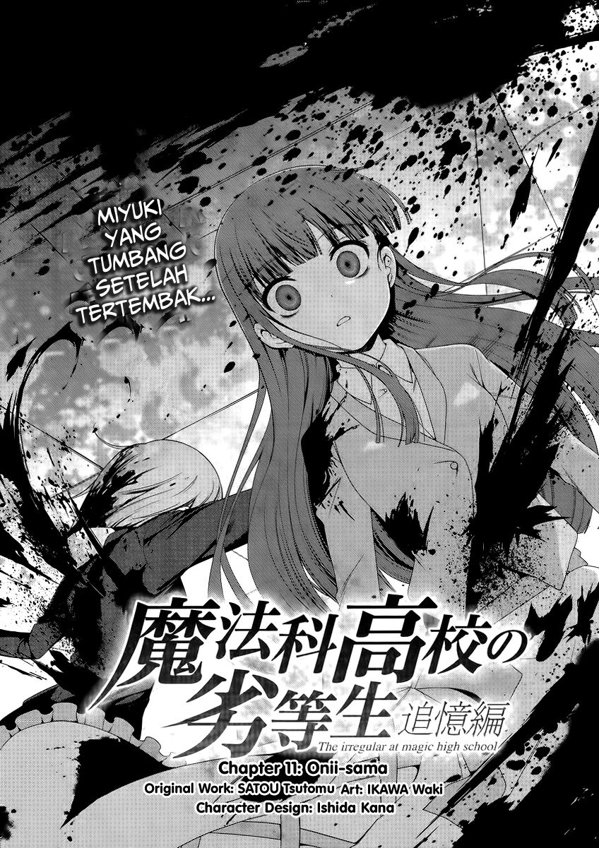 Baca Manga Mahouka Koukou no Rettousei – Tsuioku Hen Chapter 11 Gambar 2