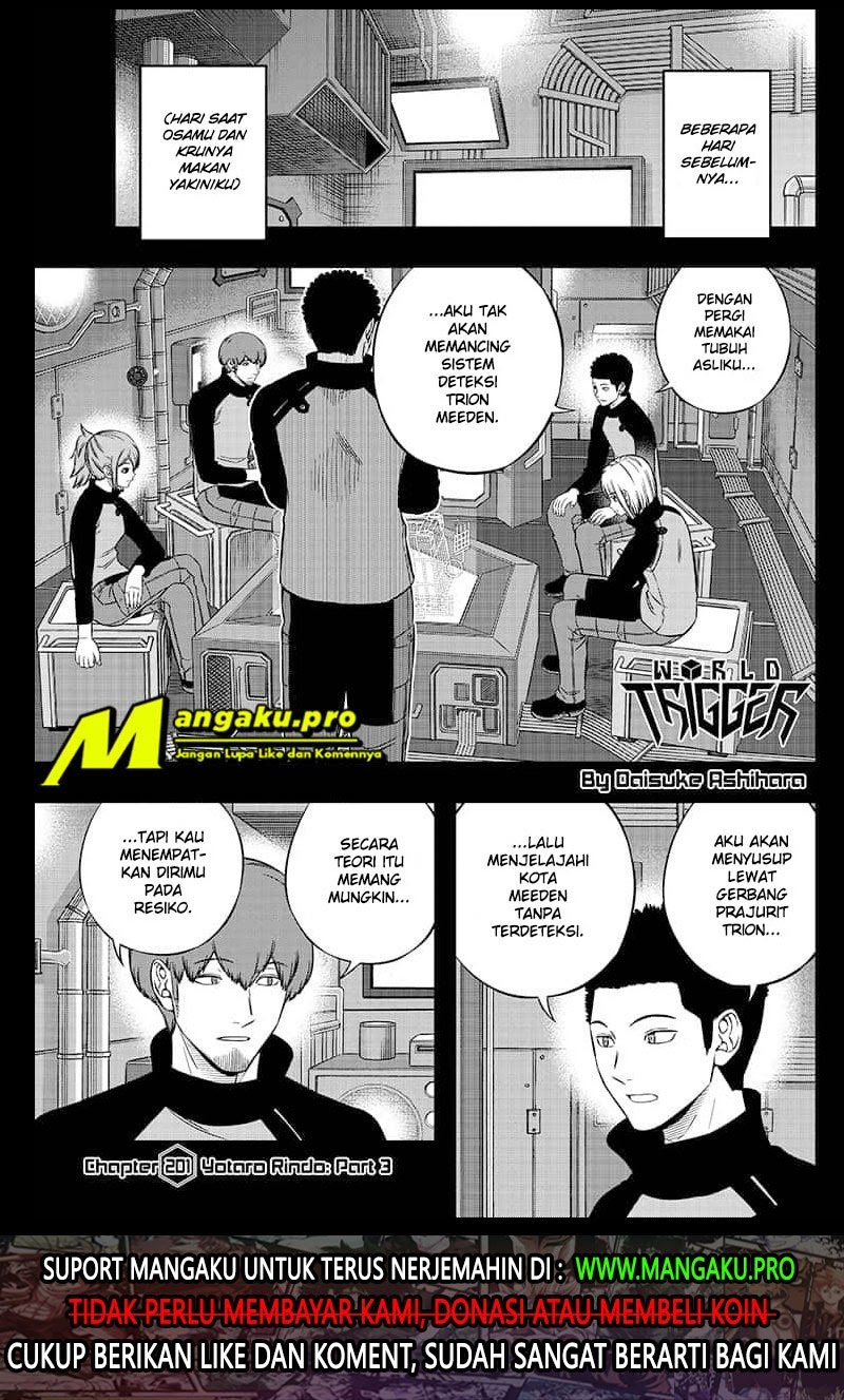 Baca Manga World Trigger Chapter 201 Gambar 2