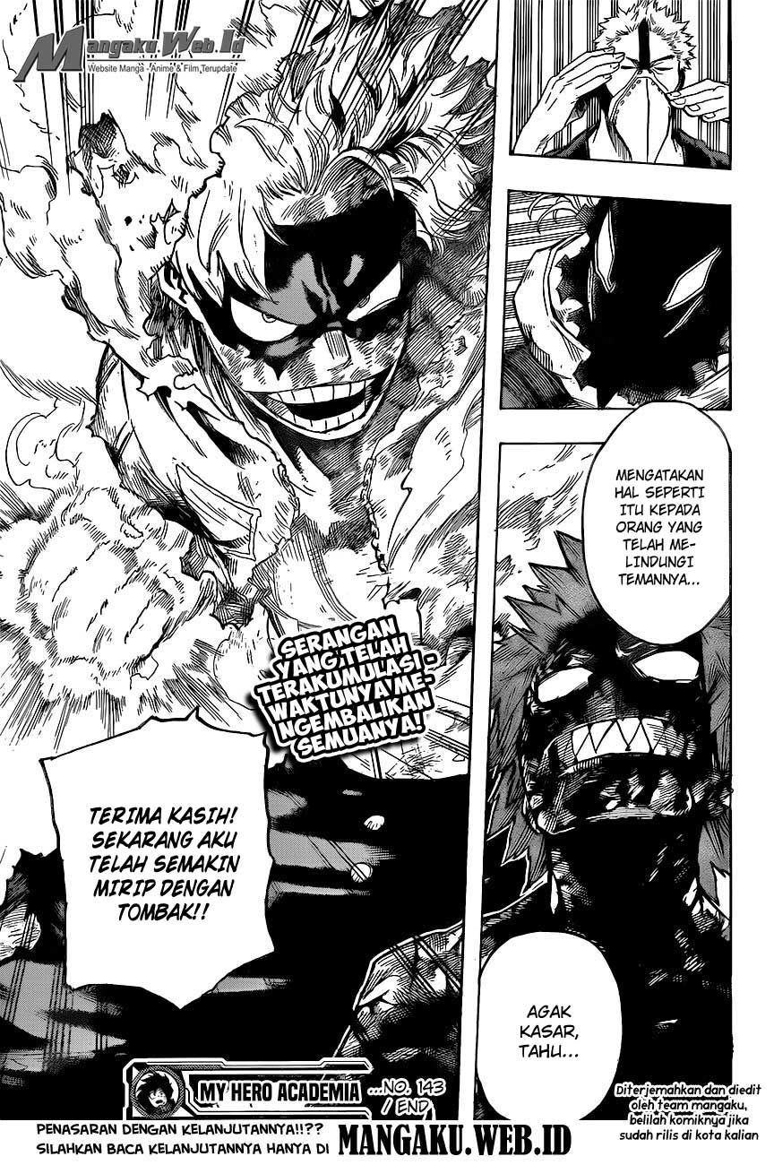 Boku no Hero Academia Chapter 143 Gambar 17