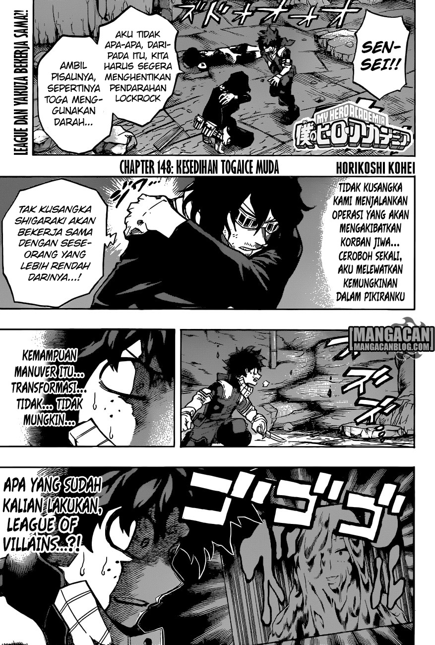Baca Komik Boku no Hero Academia Chapter 148 Gambar 1