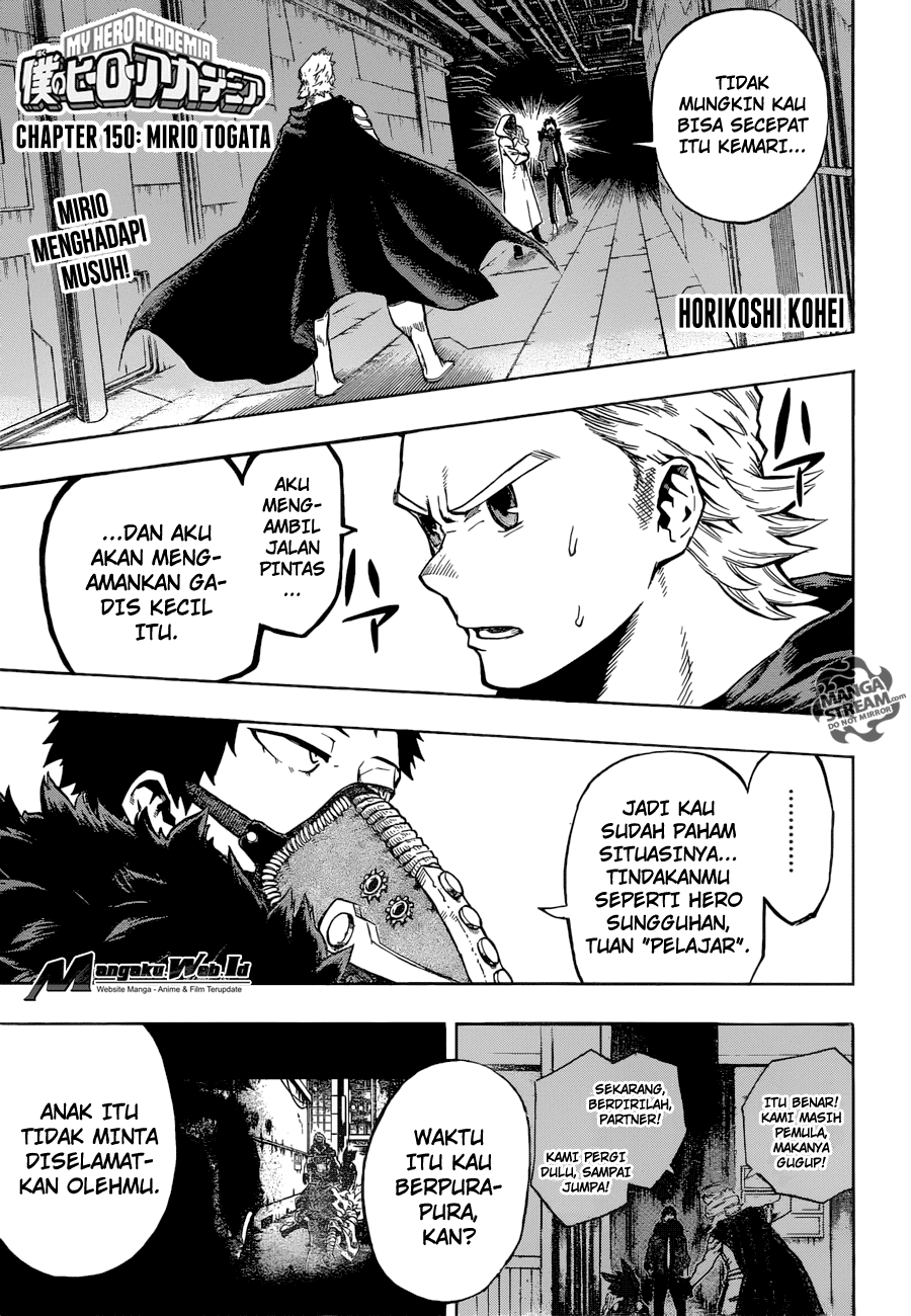 Baca Manga Boku no Hero Academia Chapter 150 Gambar 2