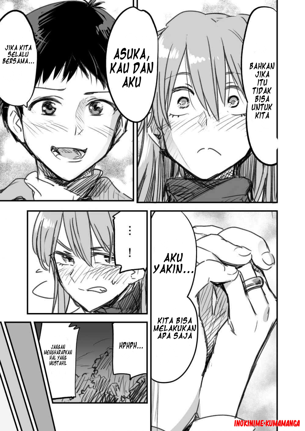 Neon Genesis Evangelion – A lovey-dovey fanfic about Evangelion’s Asuka and a slightly grown-up Shinji-kun (Doujinshi) Chapter 00 Gambar 4